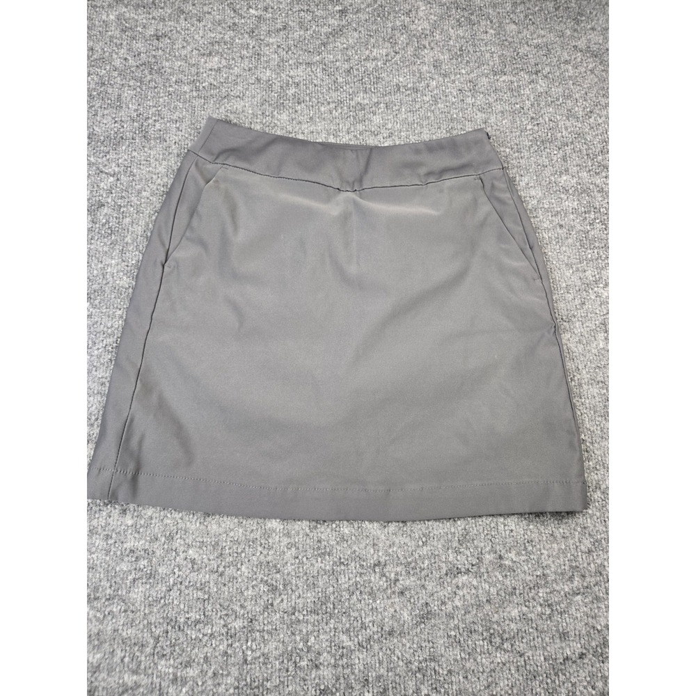 NIKE GOLF DRI FIT Active Casual Dress Skort Gray Tennis Skirt Womens Size 0 XS